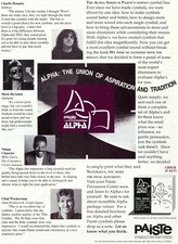 1992 Print Ad of Paiste Alpha