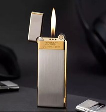 Zorro Metal Ultra Thin Luxury Butane And Kerosene Gas Lighter Varieties