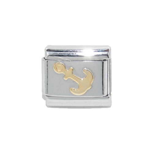 Goldtone anchor italian - goldtone, charm