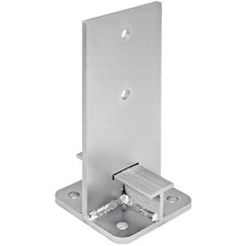 Fence Base Support Brackets Concealed Shoe Pergola, Posts, Bolt Down Feet