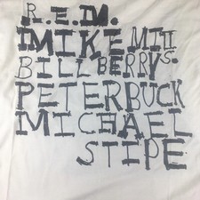 Rare REM vintage 1988 Turn You Inside Out t-shirt L Memorabilia