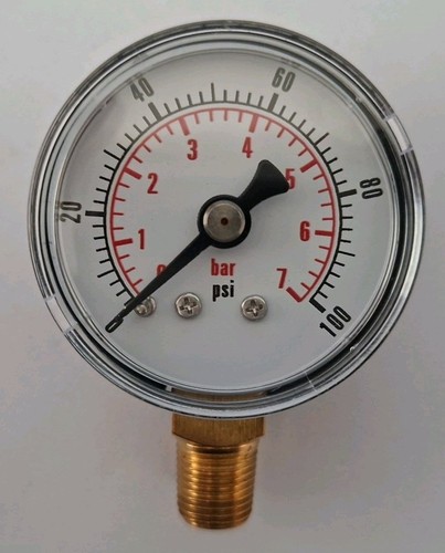 Pressure gauge 100 - 0-100, 0-7