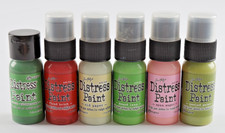 Tim Holtz Set of 6 29 ml Bottles of Distress Paint - Lot 4481