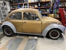 VW Beetle 1973 In Gold
