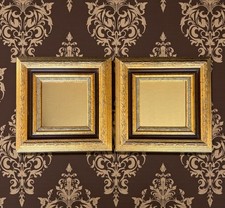 Pair VTG Gilt Gesso Wood Wall