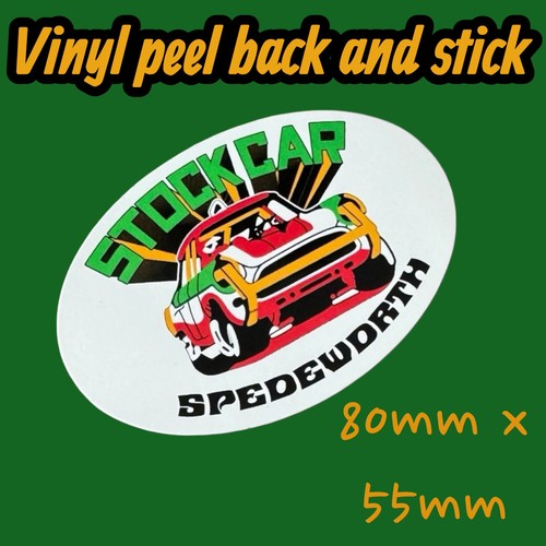 Spedeworth vinyl sticker stock - vinyl,