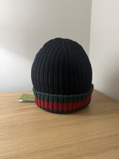 GUCCI Beanie Knit Hat black
