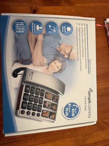 Corded telephone for seniors - corded,