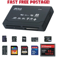 Memory Card Reader All in One 1 USB Adapter SD SDHC Mini Micro M2 MMC XD CF MS