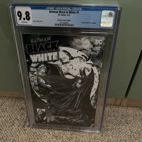 Batman black white - black, slab
