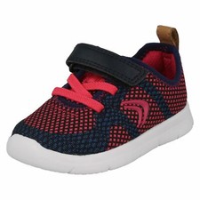 Childrens Unisex Boys Girls Clarks Ath Flux Lightweight Trainers