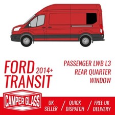 Ford Transit (2014+) Passenger Side LWB (L3) Rear Quarter Window