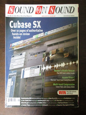 SOUND ON SOUND MAGAZINE AUGUST 2002 CUBASE SX RODE NT4 NT5 ACESS VIRUS C MUSIC