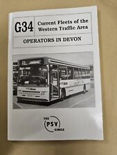 PSV CIRCLE PUBLICATION G34, current fleets of the Western Traffic Area - Devon