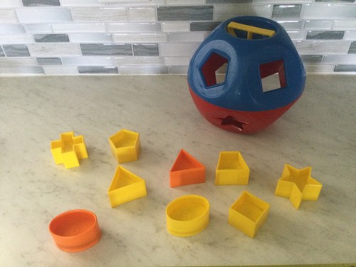 Vintage tupperware shape toy - vintage,