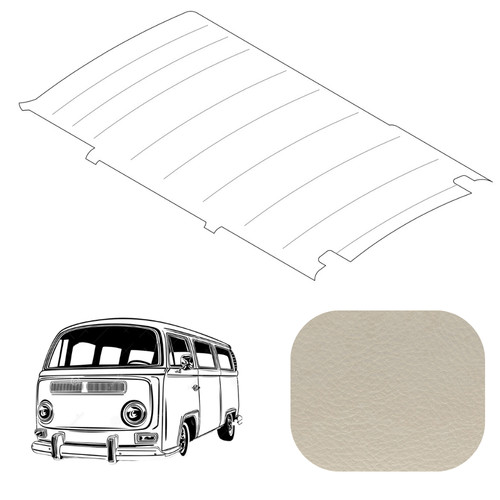 Non perforated cream headliner - cream,