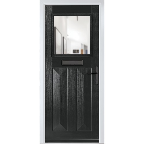 Composite door eaton black - door, 3