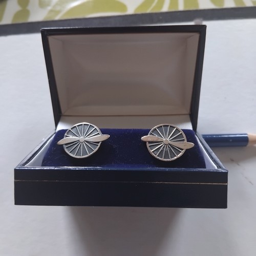 Cuff links aviation - -,