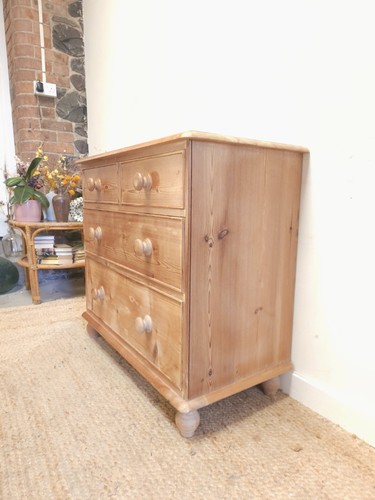 Victorian pine chest - victorian, of