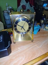 STAIGER GERMAN MANTLE CLOCK - NEW BATTERY FITTED - WORKING