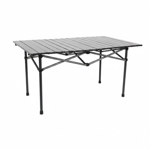 Roll camping table sturdy - up,