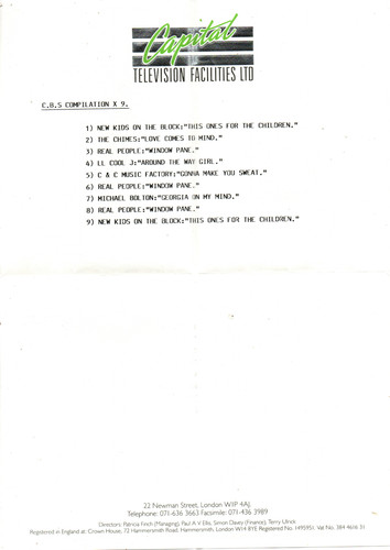 Various track vhs promo - 9,