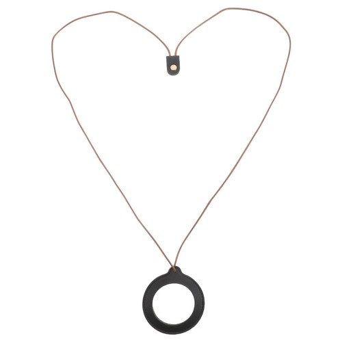 Hand held neck - magnifier, glass