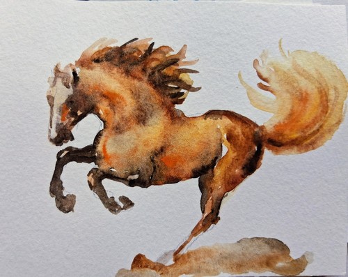 Original watercolor painting
