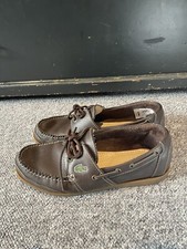 Brown Leather Lacoste Boat