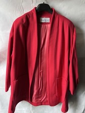 FEMINELLA Red Jacket Wool And