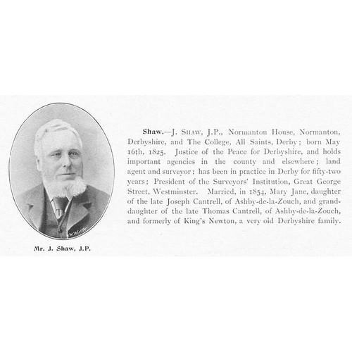 Shaw normanton house - of,