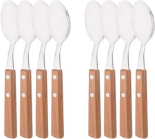 Natural Wood Dinner Spoons