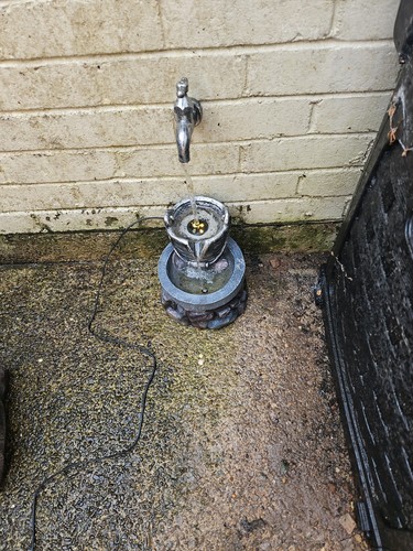 Garden fountain water feature - garden,