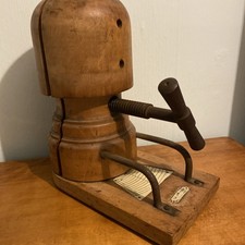 Antique Vintage Mechanical Millinery Wooden Hat Stretcher