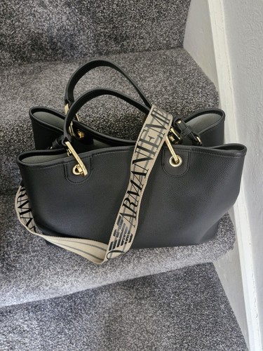 Emporio armani black - armani, leather