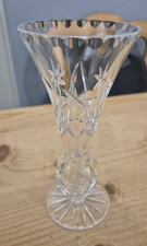 VINTAGE CRYSTAL CUT BUD VASE