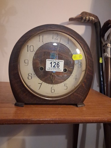 Smiths mantle clock with - mantle,