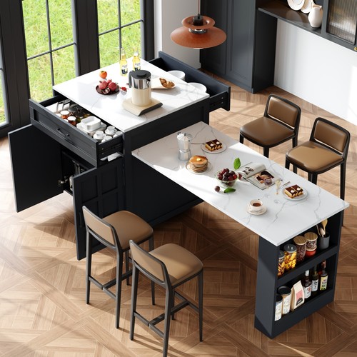 Kitchen island extendable - island,