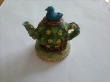 Tetley Tea Folk - Set of 4 Houses and 1 Teapot.
