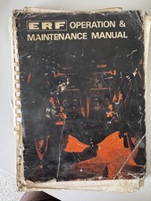 ERF LV Commercial Vehicle Truck Lorry Operation & Maintenance Manual