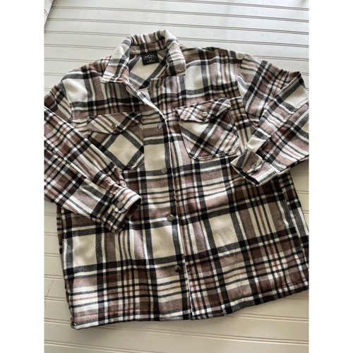 Hfx plaid shacket - shacket, women's