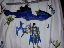 DC Justice League Action Batman And Batcopter 12 Cm  100% Complete