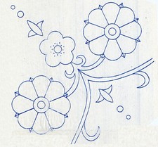 Vintage Embroidery Crewel Work