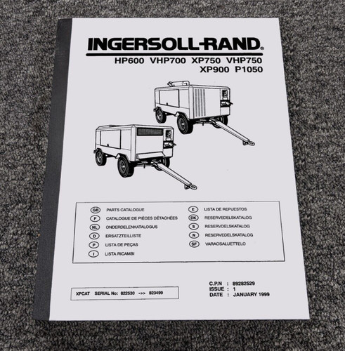 Ingersoll rand hp600 vhp700 - hp600,