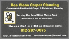 Bee Clean Carpet Cleaning