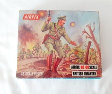 Vintage Airfix HO OO 1/72 WW1 British Infantry Complete Blue Box Set