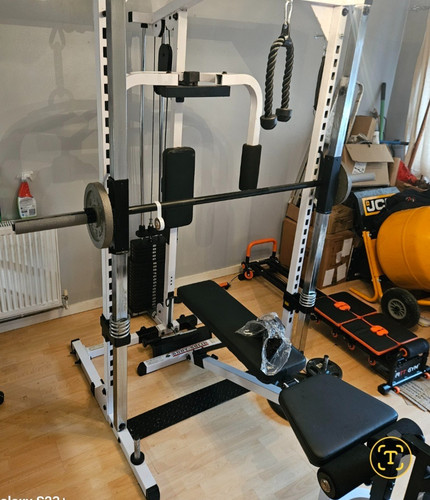 Multi gym with - smith, machine