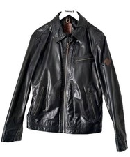 Timberland Black Leather Biker