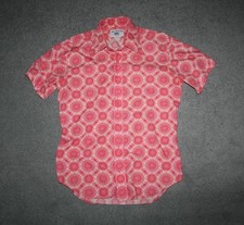 T M LEWIN LIMITED EDITION JOHN FRANCOMB HAWAIIAN STYLE / DISCO PARTY SHIRT.