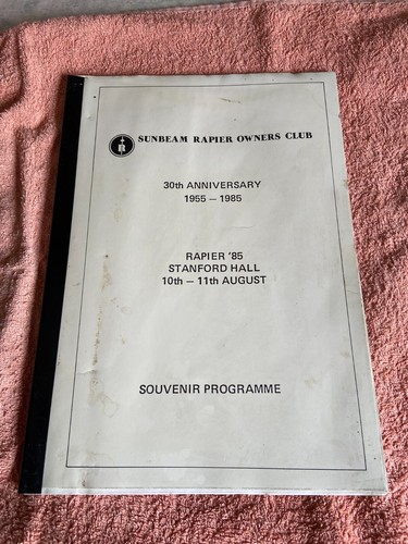 Sunbeam rapier owners - rapier, club